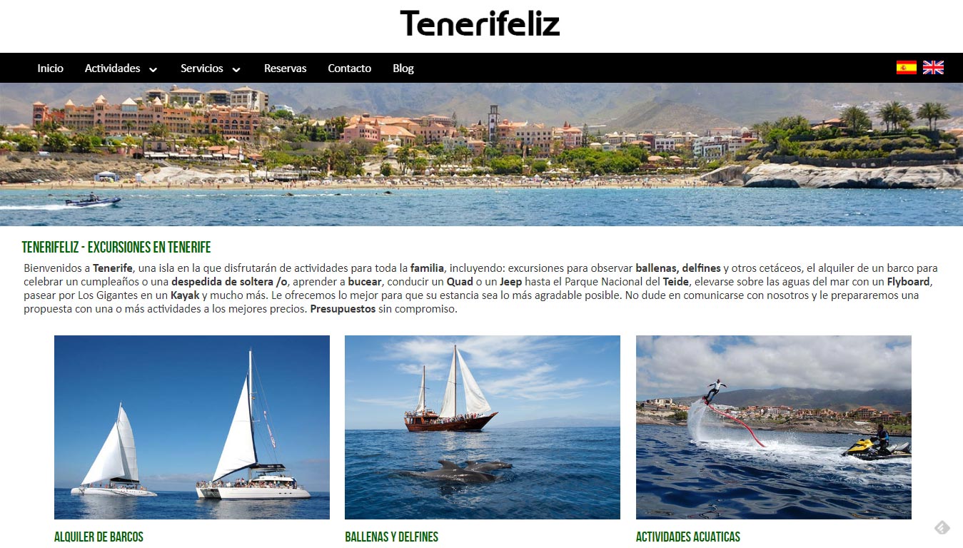 TeneriFeliz Web - Tenerife
